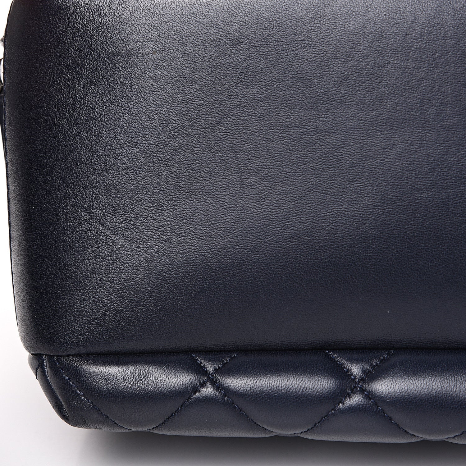 Chanel Lambskin Quilted Medium Trendy CC Bowling Bag Navy 11 of 12