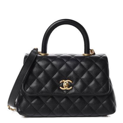 Chanel Caviar Quilted Mini Coco Handle Flap Black 1 of 11