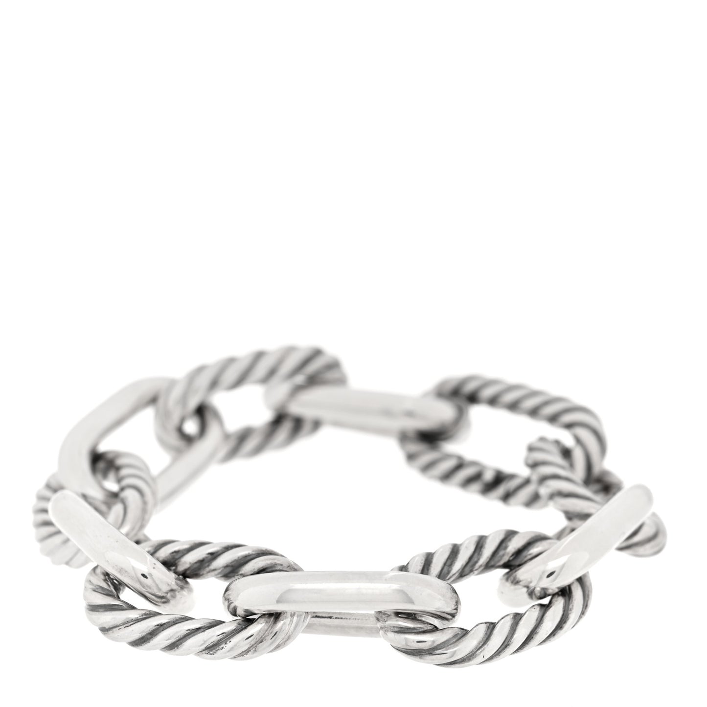 Sterling Silver 13.5mm Madison Chain Bracelet