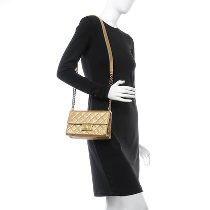 Chanel Metallic Goatskin Quilted Rita Flap Gold 2 of 19