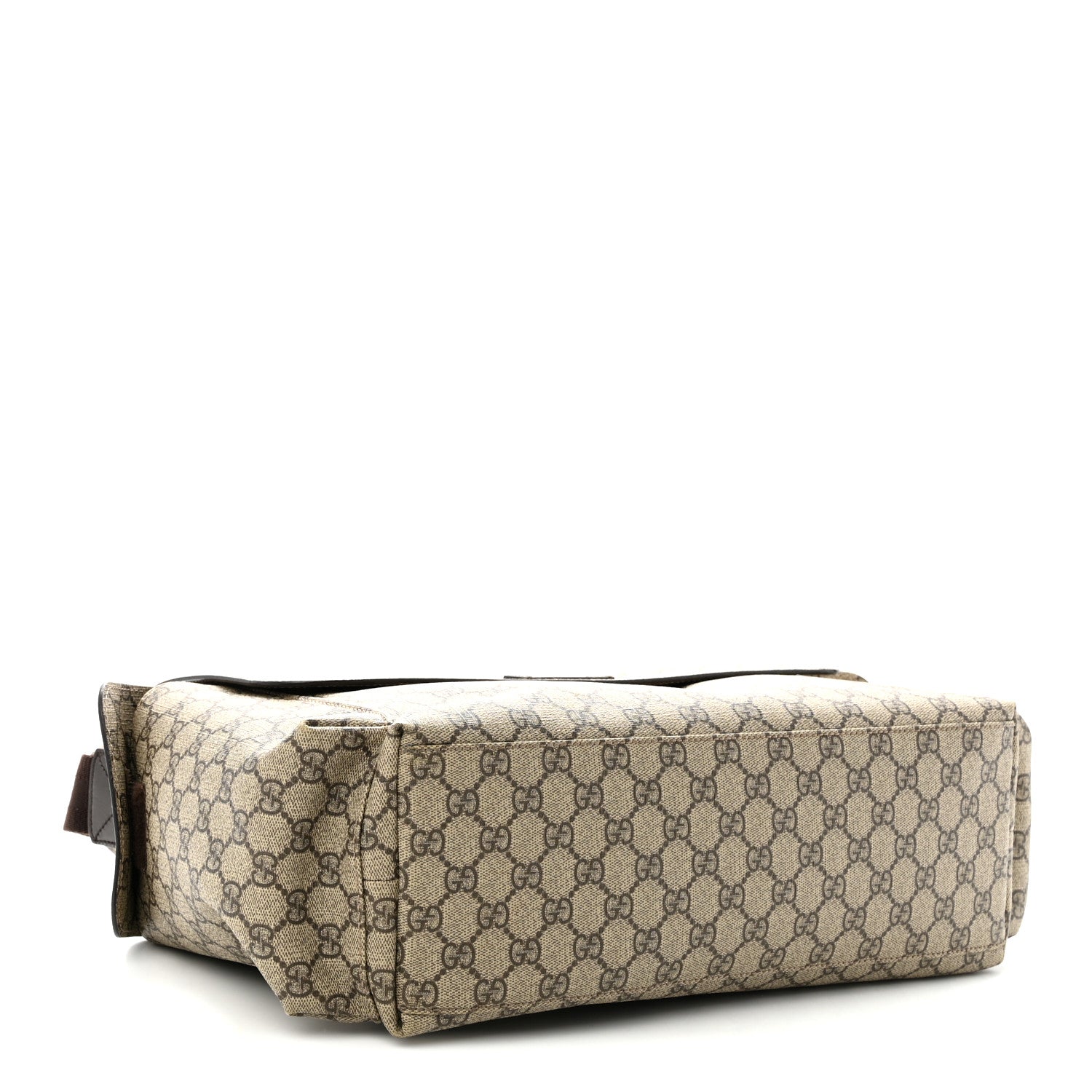 Gucci GG Plus Monogram Messenger Diaper Bag Dark Brown 4 of 13