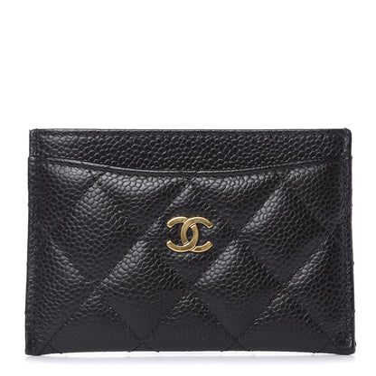 Chanel Caviar Quilted Card Holder Black 1 of 9