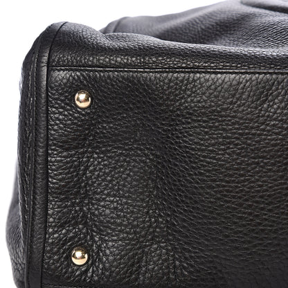 Gucci Pebbled Calfskin Large Soho Shoulder Bag Black 14 of 15