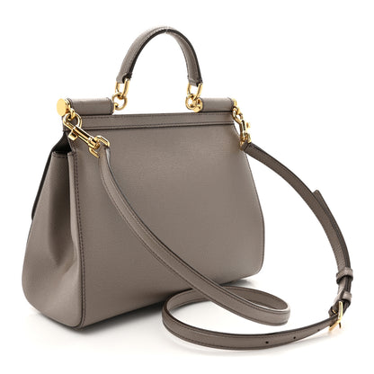 Dolce & Gabbana Dauphine Medium Miss Sicily Satchel Grey 2 of 10