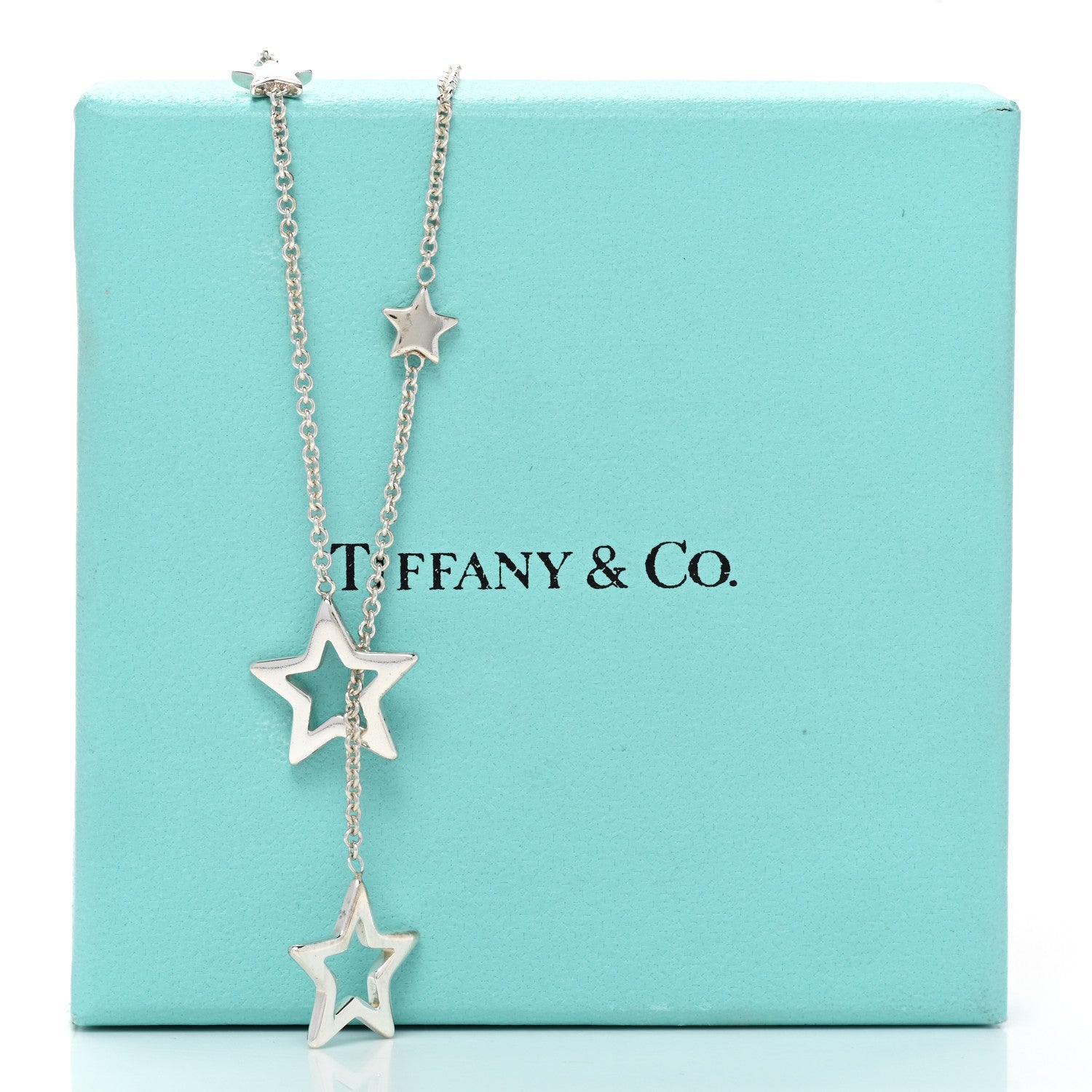 Tiffany Sterling Silver Star Lariat Necklace 6 of 6