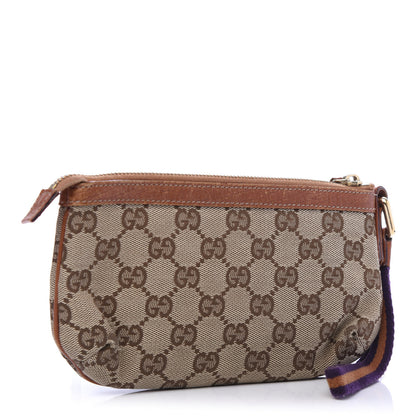 Gucci Monogram Jolicoeur Wristlet Light Brown 3 of 10