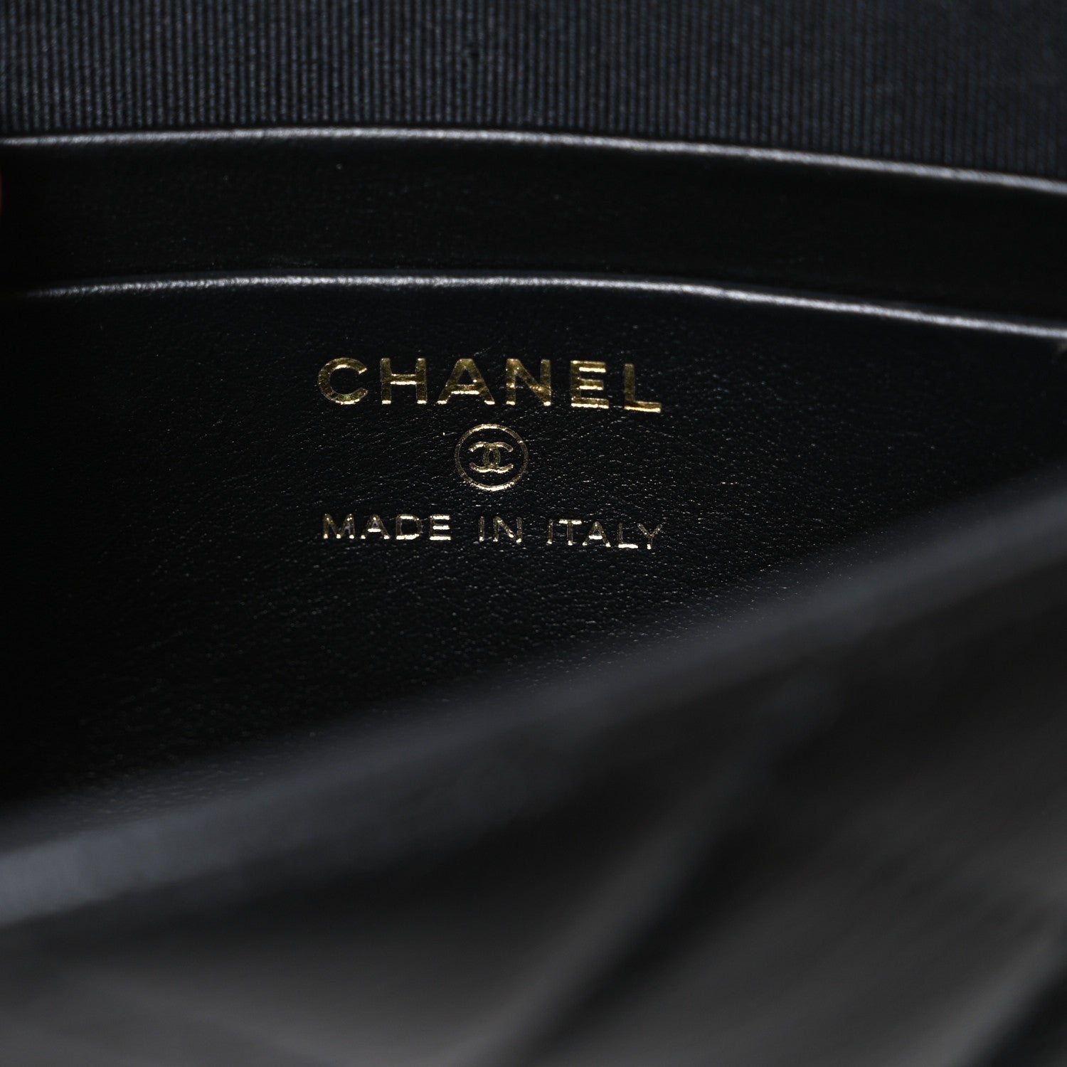 Chanel Shiny Aged Calfskin Quilted Top Handle Clutch With Chain Black 6 of 10