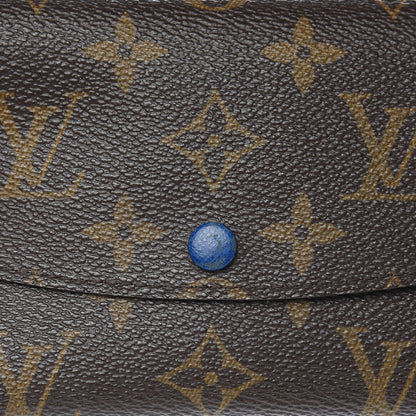 Louis Vuitton Monogram Emilie Wallet Blue 10 of 11