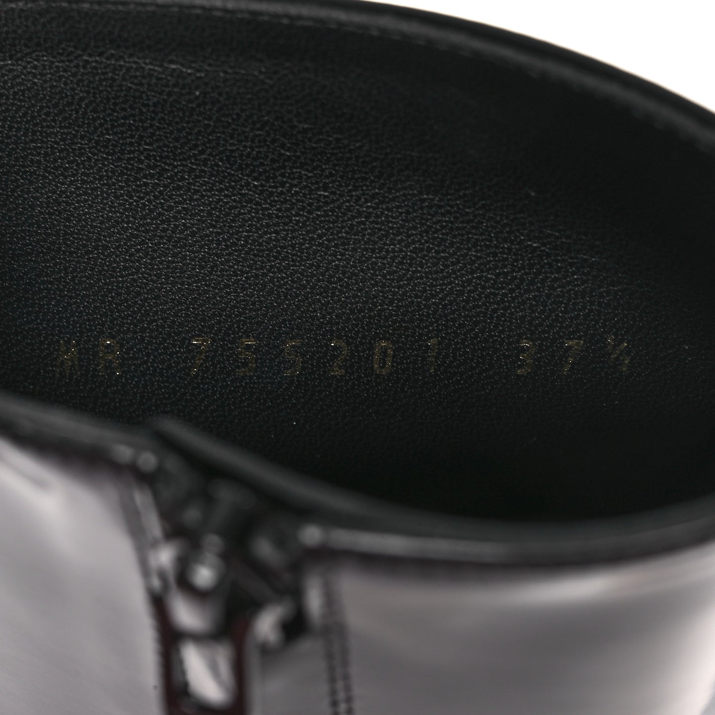 Vitello Marilyn Auteuil 105 Ankle Zip Boots 37.5 Black