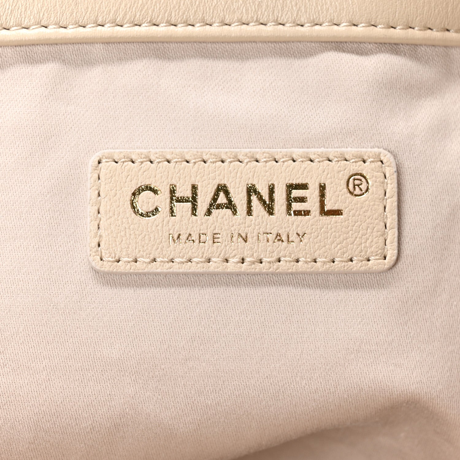 Chanel Calfskin Quilted Maxi Coco Large Shopping Bag Beige 7 of 12