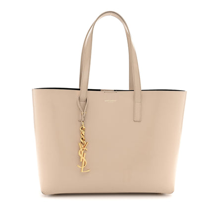 Saint Laurent Calfskin Classic Monogram Double Face Tote Nude Powder 1 of 17