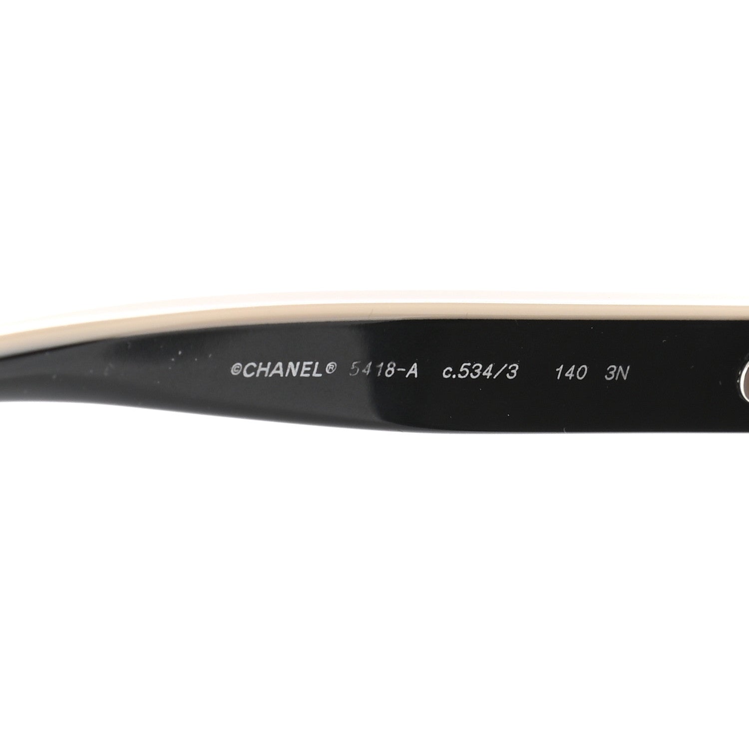 Chanel Acetate Logo Shield Sunglasses 5418 Black 5 of 9