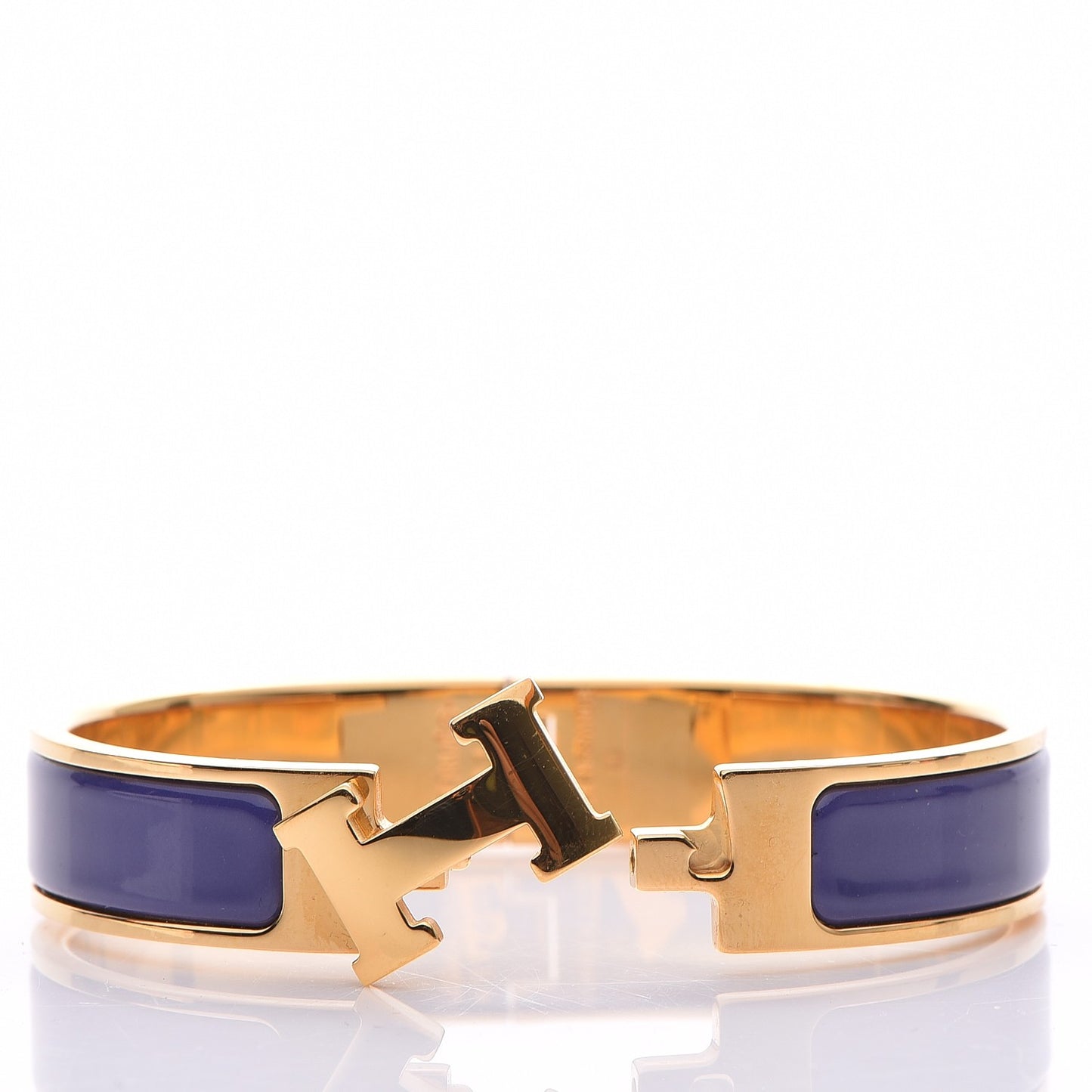 Enamel Narrow Clic Clac H Bracelet PM Iris