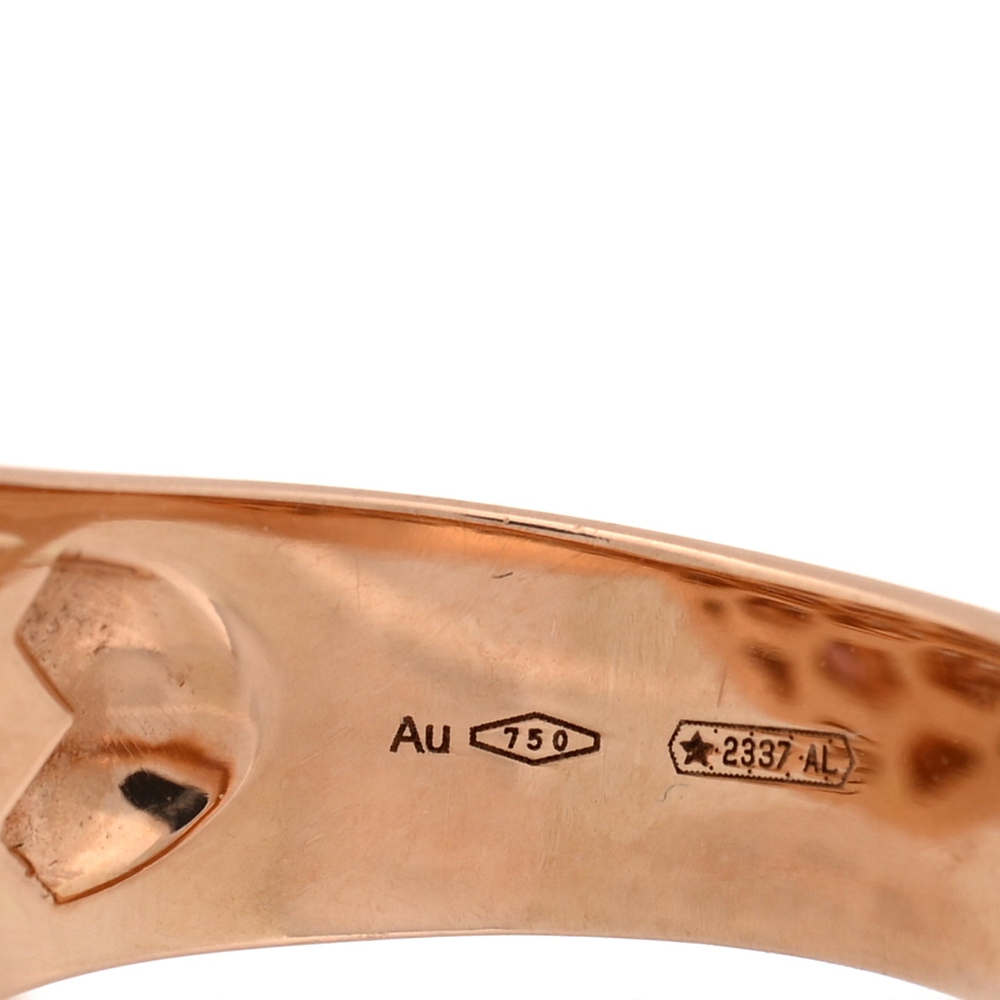 18K Rose Gold Diamond Rubellite Serpenti Seduttori Ring 54 7