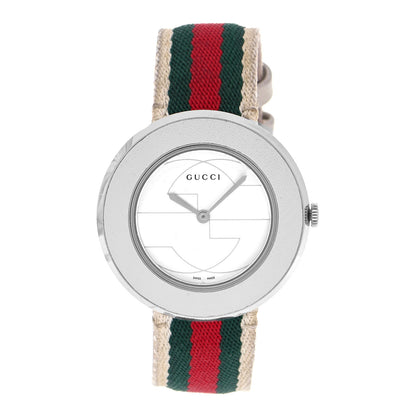 Gucci Stainless Steel Nylon 36mm U-Play Quartz Watch 1 of 5
