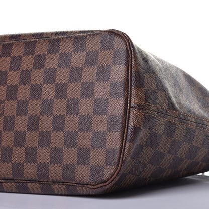 Louis Vuitton Damier Ebene Neo Neverfull MM Rose Ballerine 9 of 11