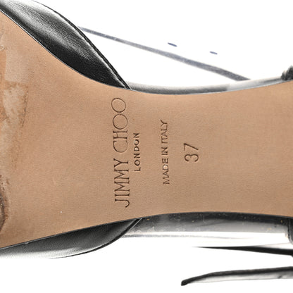 Jimmy Choo Kid PVC Erin 85 Pumps 37 Black 8 of 8