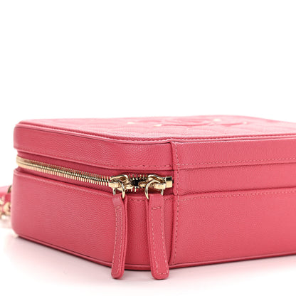 Chanel Caviar Quilted Medium CC Filigree Vanity Case Pink 8 of 10