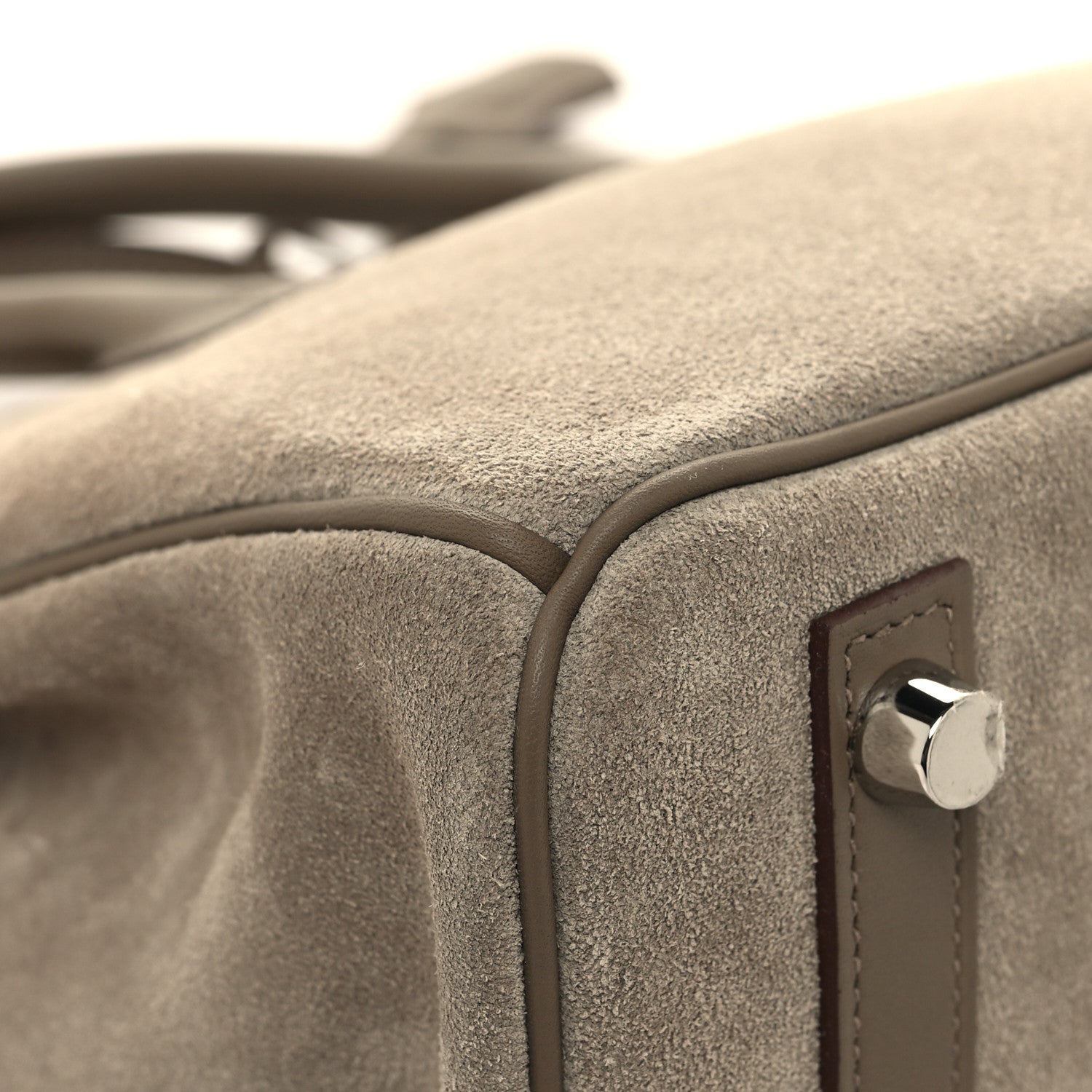 Hermes Veau Doblis Swift Grizzly Birkin 25 Etoupe 11 of 12