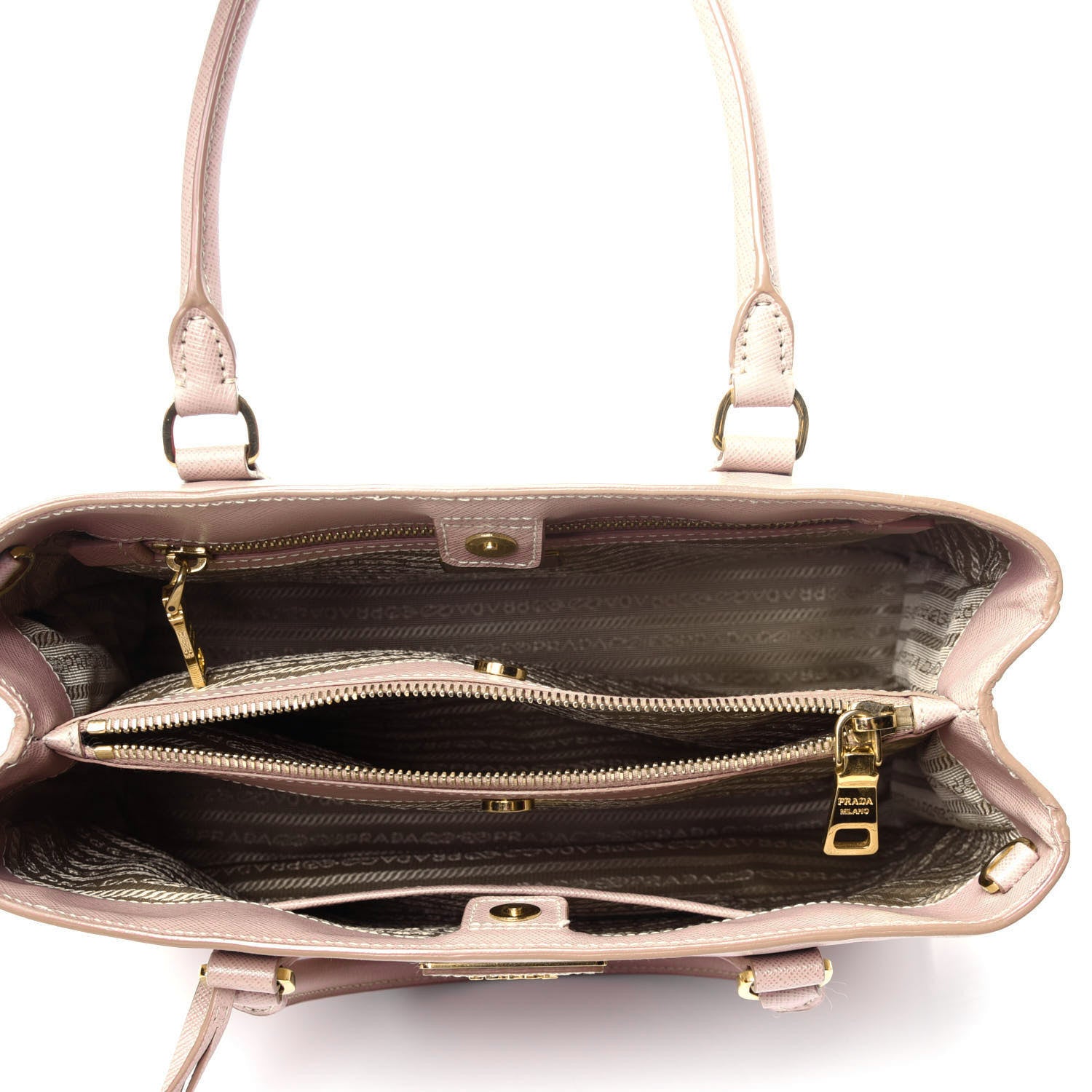 Prada Saffiano Lux Medium Tote Cammeo 6 of 13