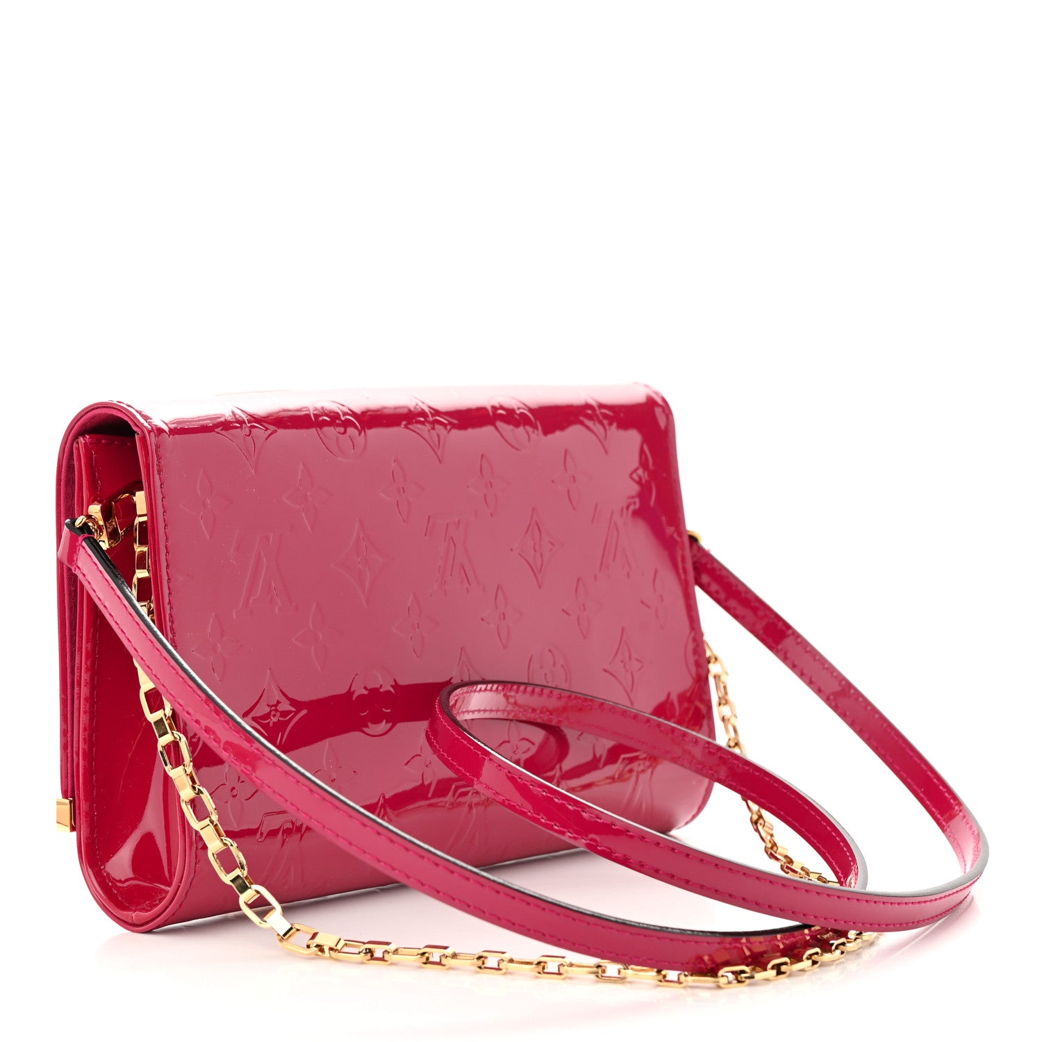 Louis Vuitton Vernis Ana Clutch Rose Indien 3 of 9