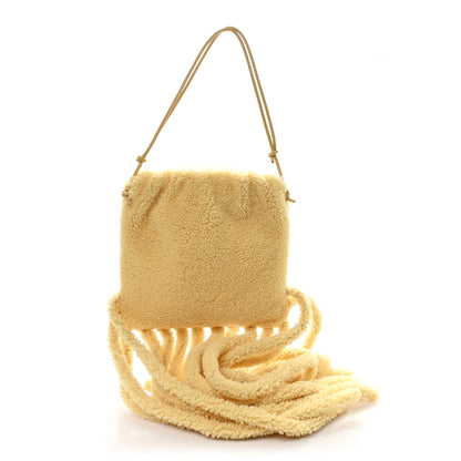 Bottega Veneta Shearling The Fringe Pouch Teddy 1 of 10