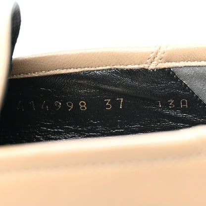Gucci Lambskin Womens Brixton Horsebit Loafers 37 Mud 8 of 13