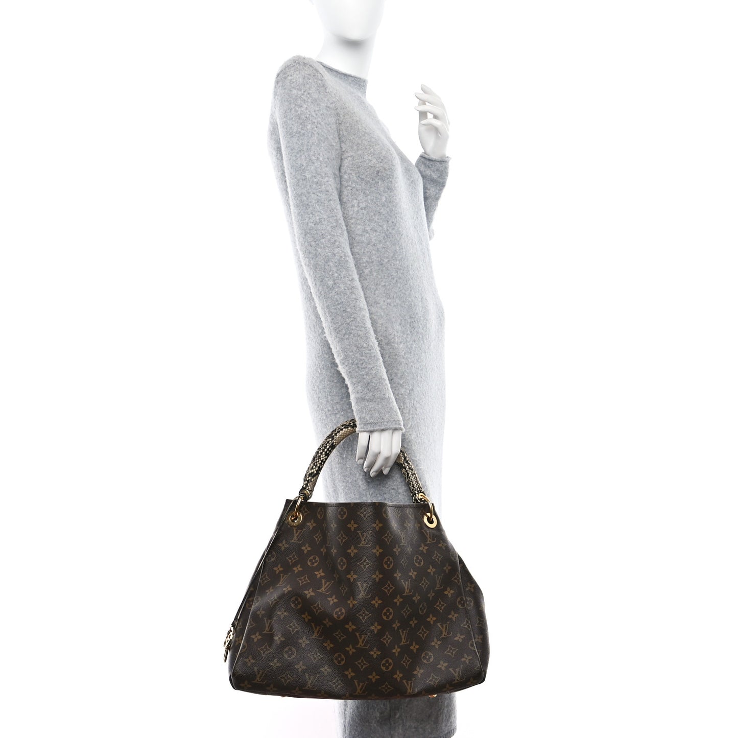 Snakeskin Monogram Artsy MM