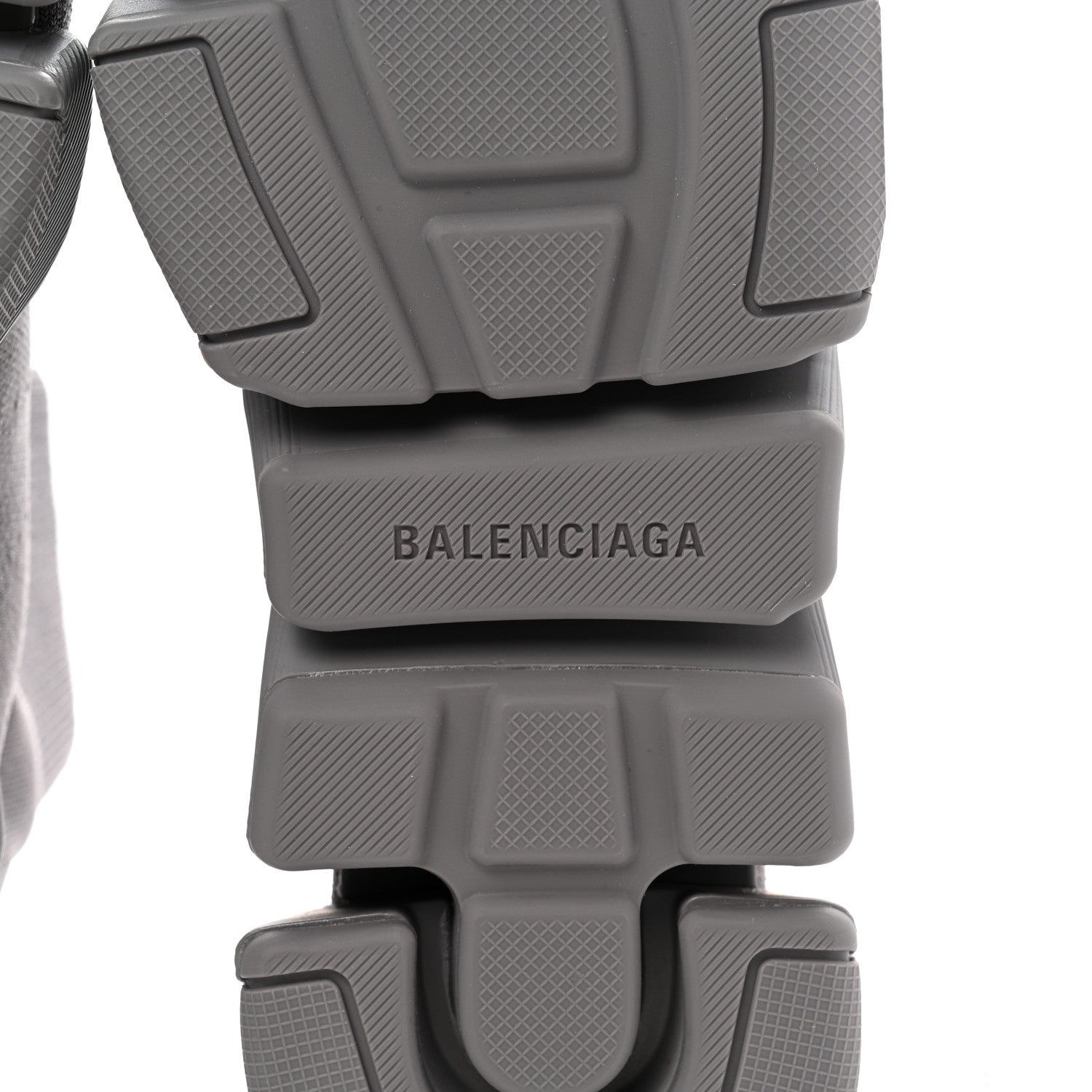 Balenciaga Technical 3D Recycled Knit Womens Speed 2.0 Sneakers 39 Monocolor Grey 6 of 7