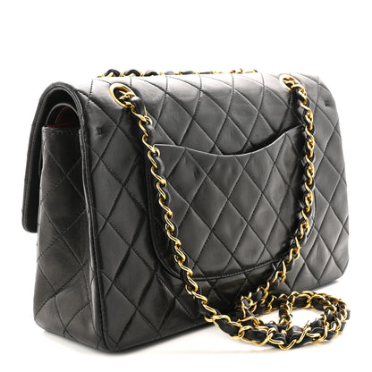 Chanel Lambskin Quilted Small Double Flap Black 3 of 10