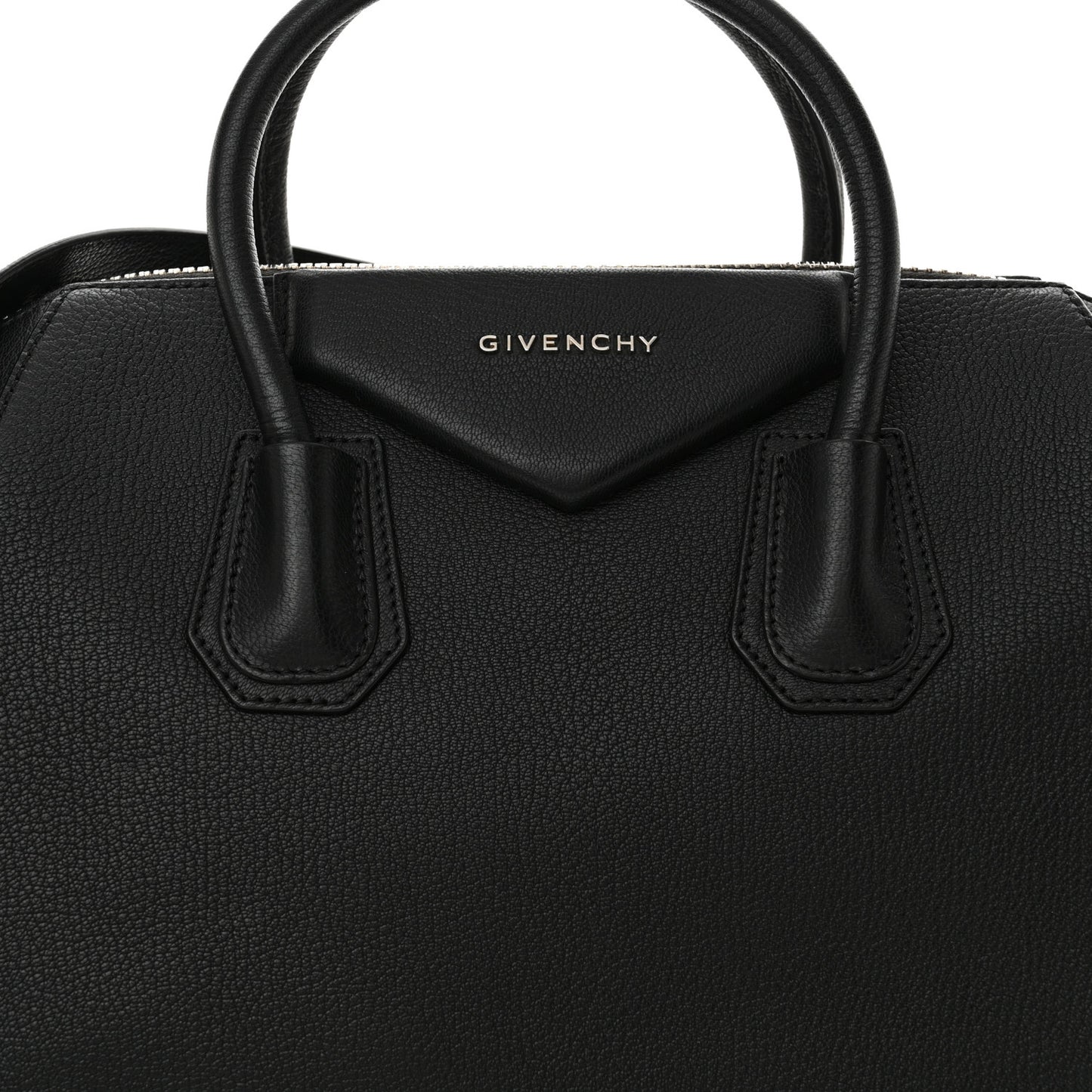 Sugar Goatskin Medium Antigona Black