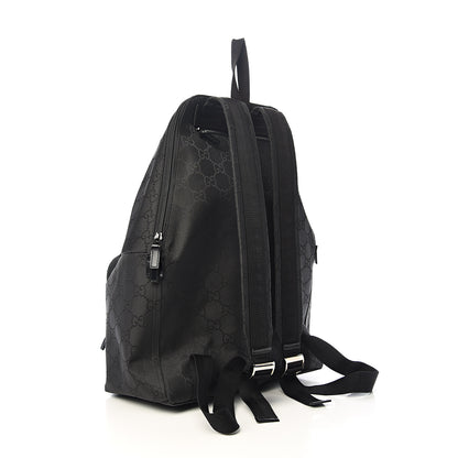 Gucci Nylon Monogram Medium Backpack Black 2 of 10