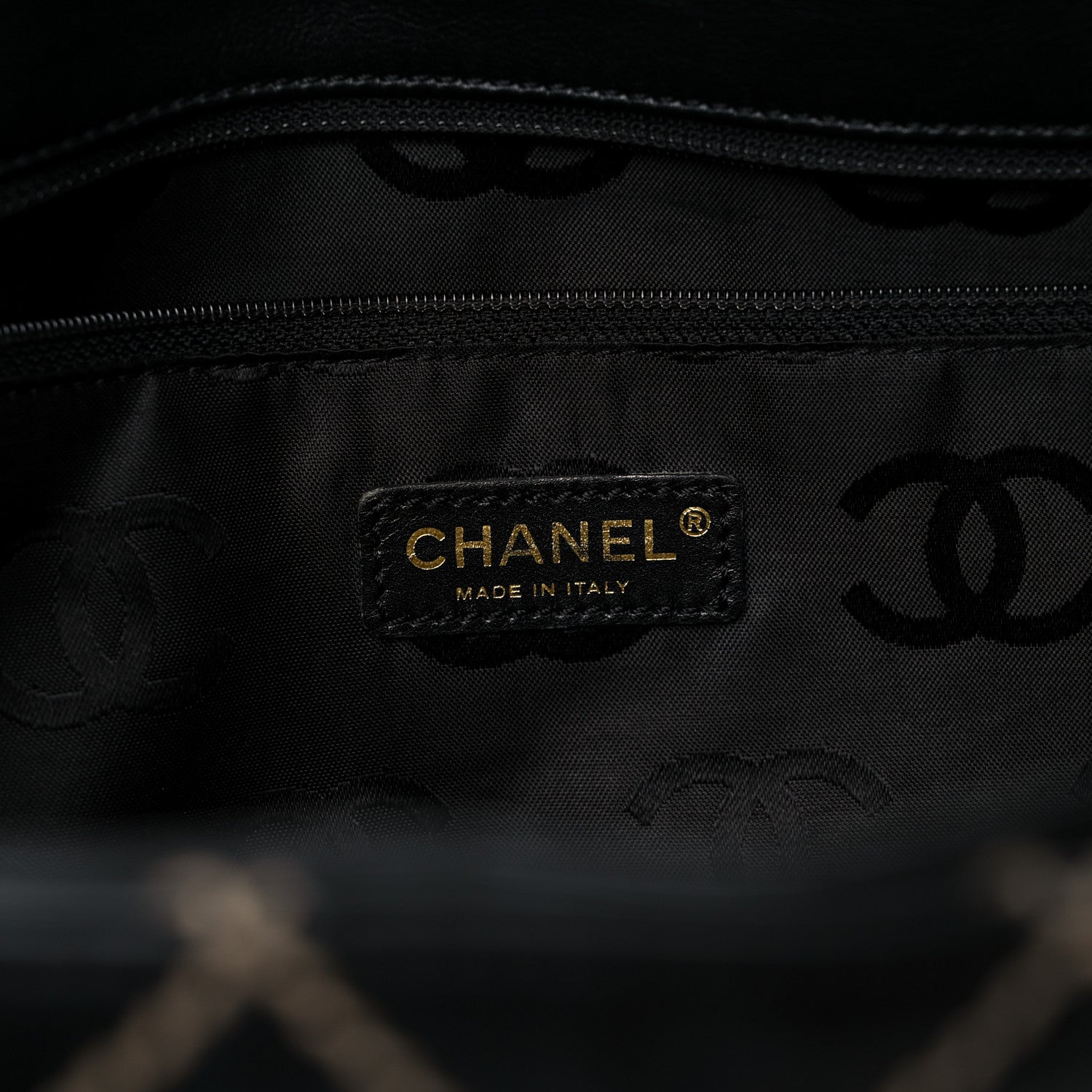 Chanel Calfskin Wild Stitch Large Tote Black 5 of 15