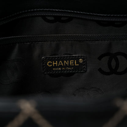 Chanel Calfskin Wild Stitch Large Tote Black 5 of 15
