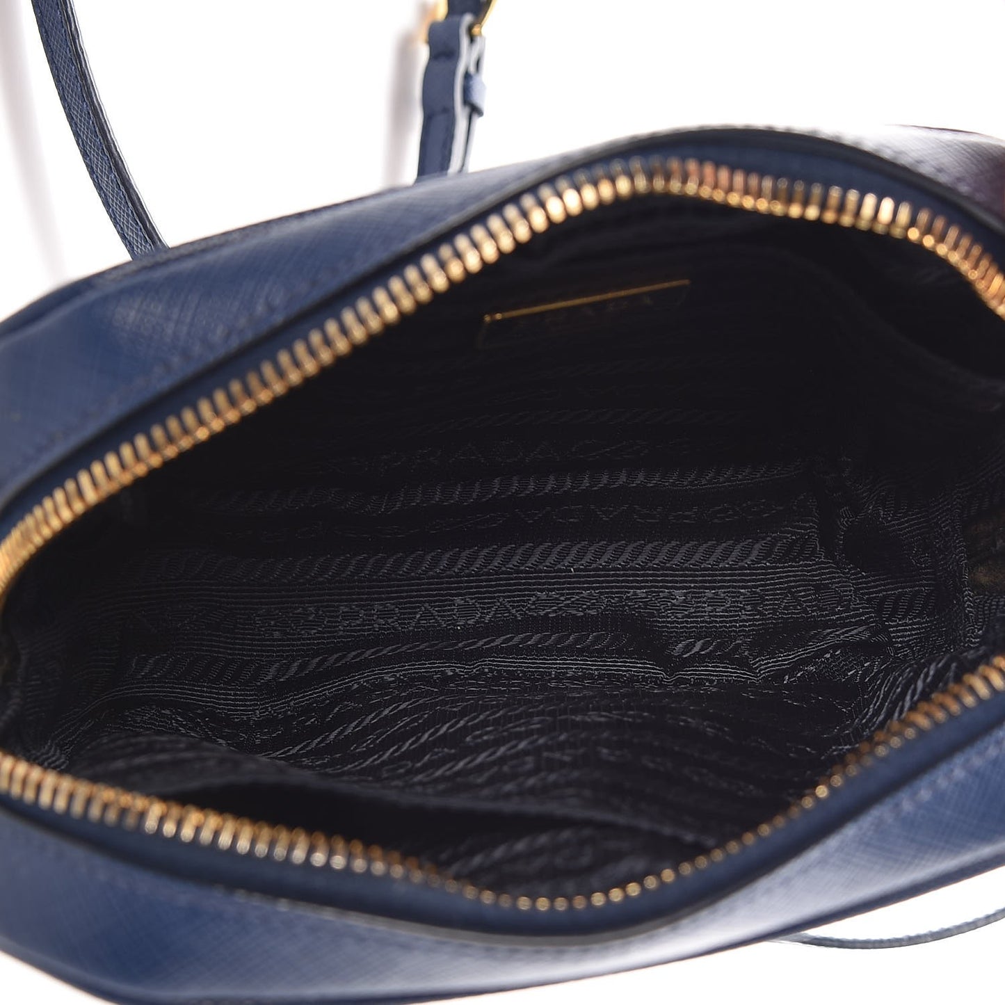 Saffiano Mini Camera Crossbody Bag Bleuette