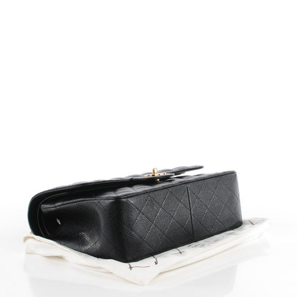 Chanel Caviar Quilted Jumbo Double Flap Black 4 of 7