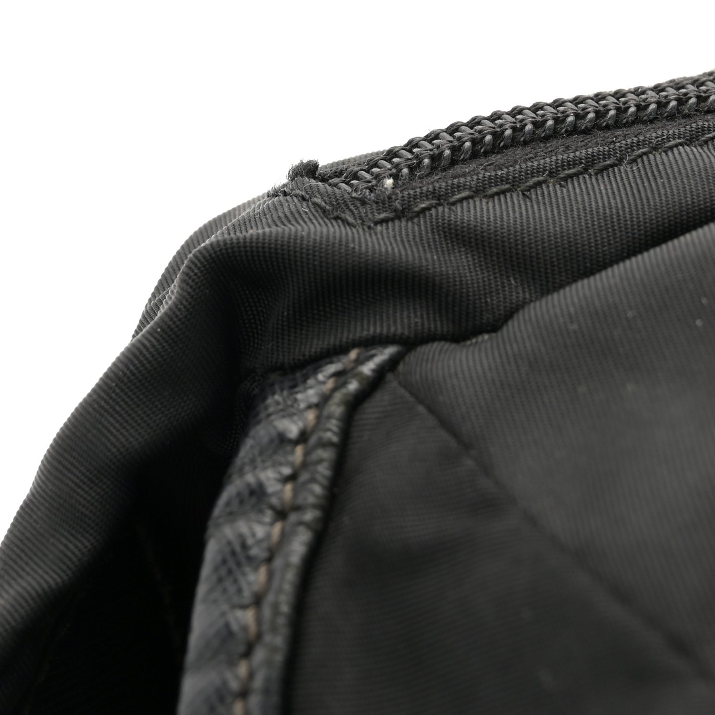 Nylon Tessuto Montagna Messenger Bag Black