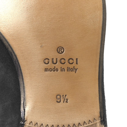 Gucci Suede Horsebit Mens Jordaan Loafers 9.5 Green 8 of 10