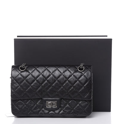 Chanel Aged Calfskin Quilted 2.55 Reissue 225 Flap Black 11 of 11