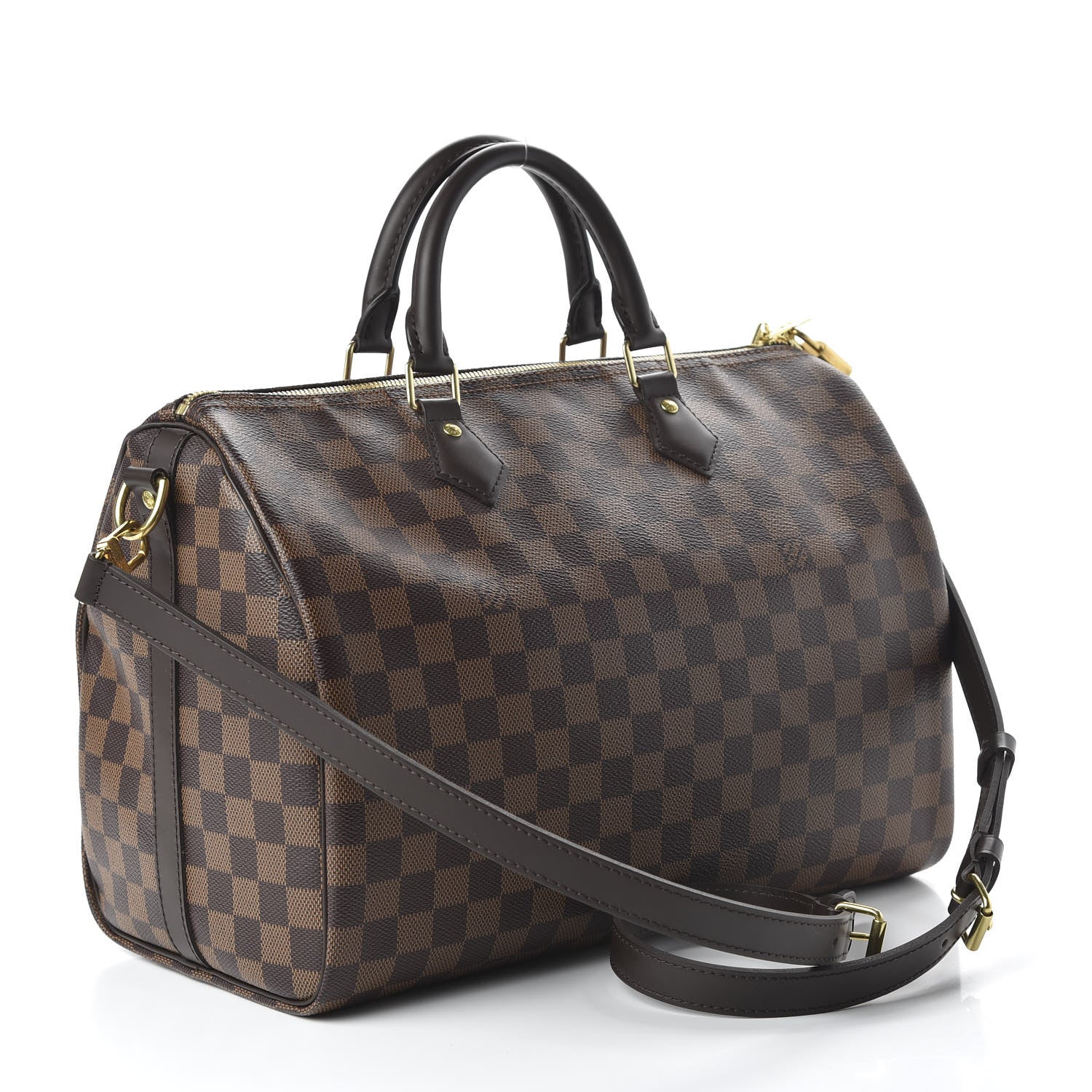 Louis Vuitton Damier Ebene Speedy Bandouliere 35 3 of 10