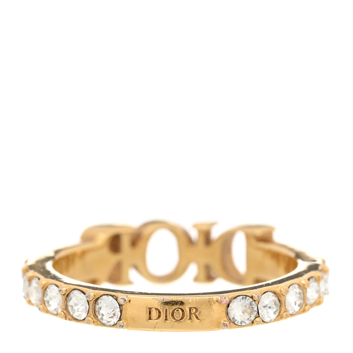 Metal Crystal Dio(R)evolution Ring M 52 6 Gold