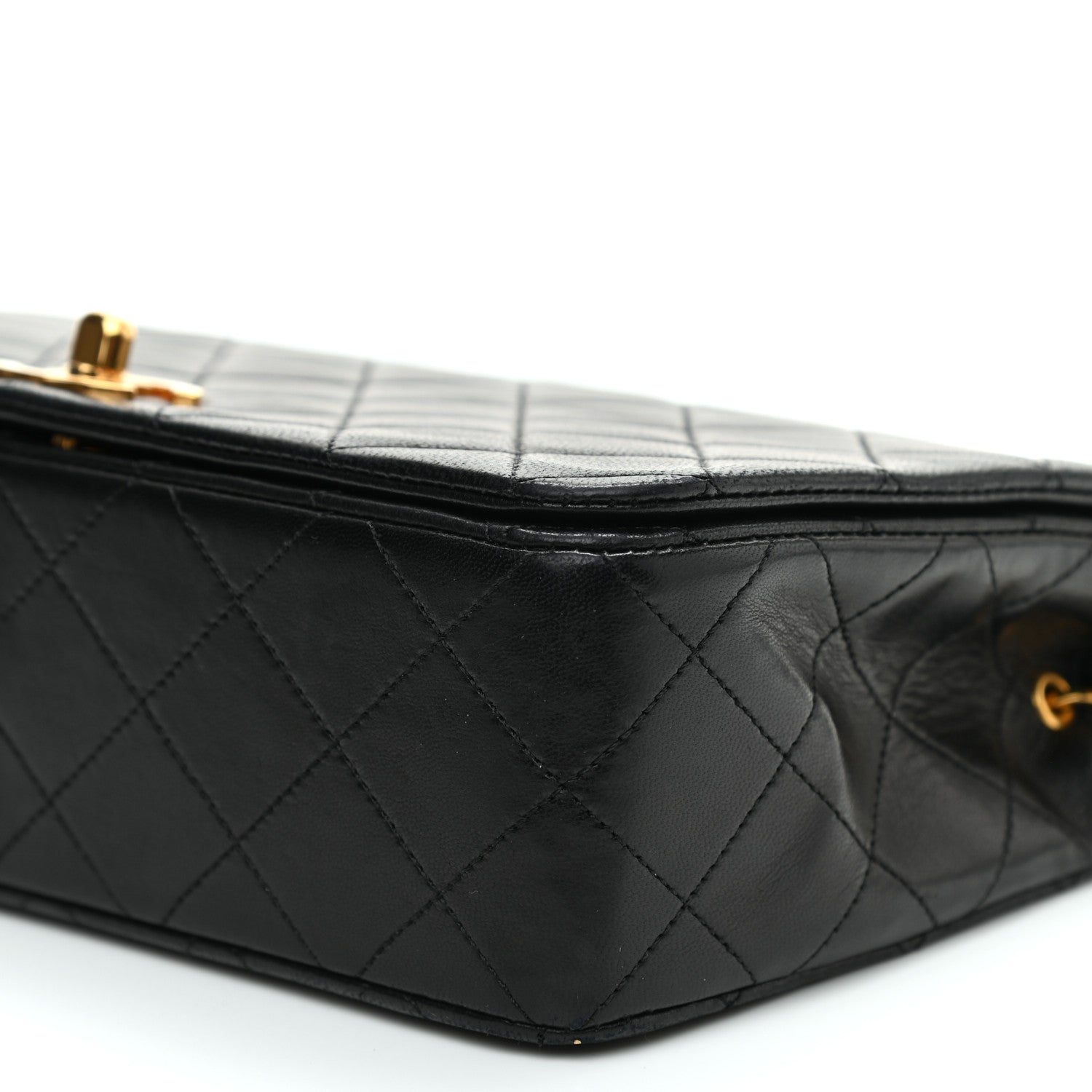 Chanel Lambskin Quilted Small Single Flap Black 9 of 9
