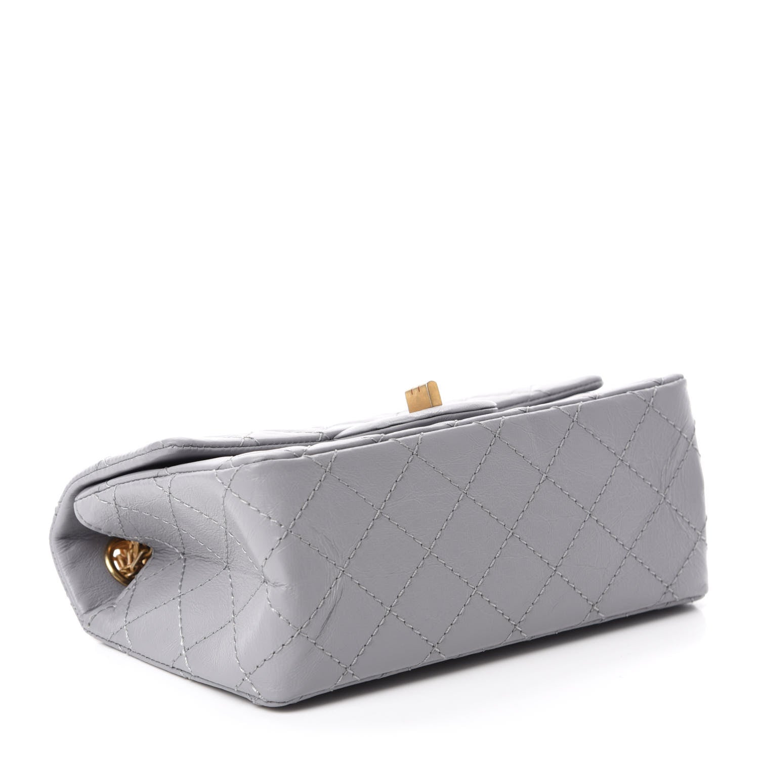 Chanel Aged Calfskin Quilted 2.55 Reissue Mini Flap Grey 4 of 11