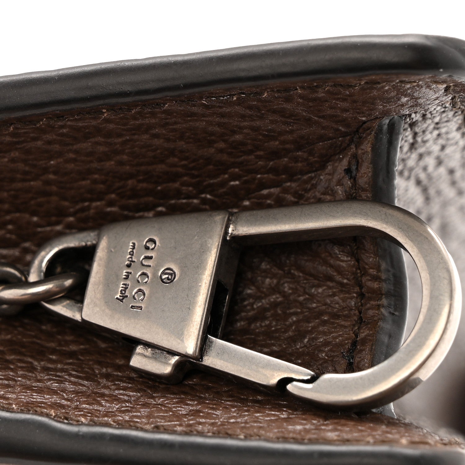 Gucci Monogram Jumbo GG Textured Dollar Calfskin Super Mini