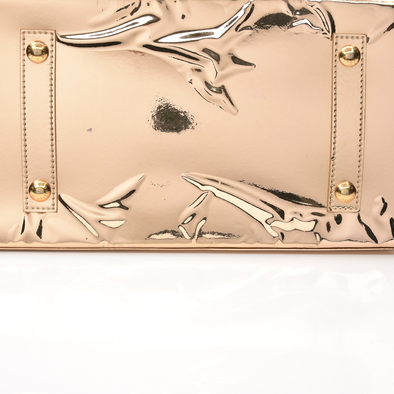 Louis Vuitton Monogram Miroir Alma MM Gold 9 of 9