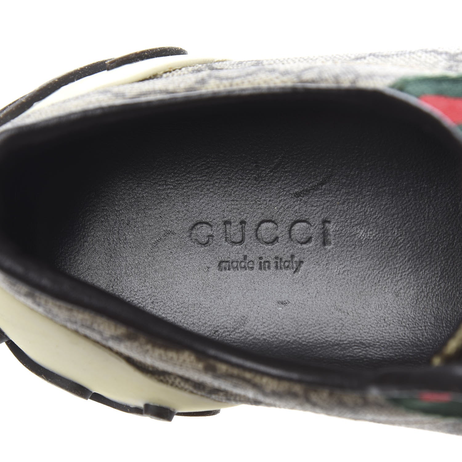 Gucci GG Monogram Web Womens Script Sneakers 37 Brown 7 of 8