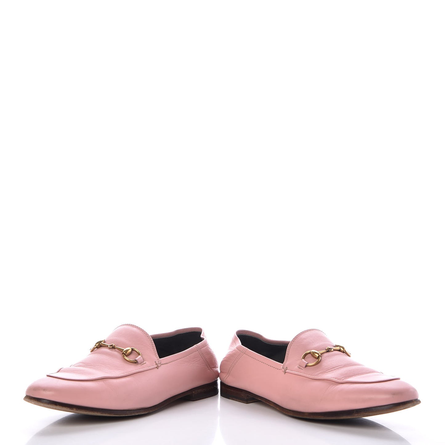 Lambskin Womens Brixton Horsebit Loafers 37.5 Perfect Pink