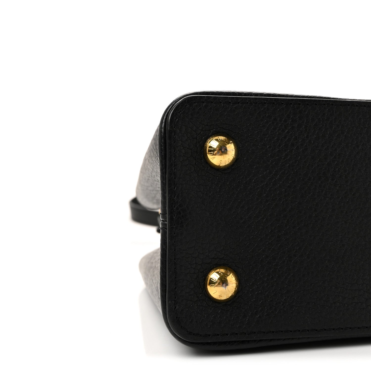 Louis Vuitton Taurillon Snakeskin Iris Blossom Capucines PM Black 8 of 9