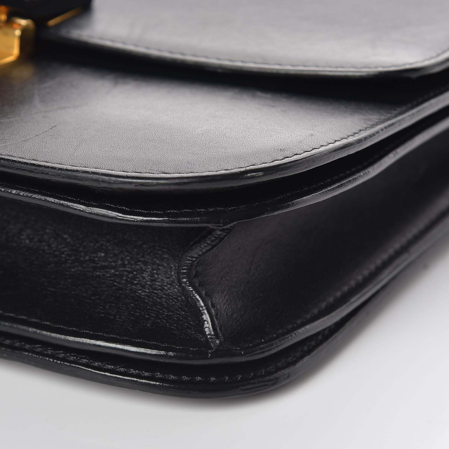 Celine Box Calfskin Medium Classic Box Flap Bag Black 28 of 30