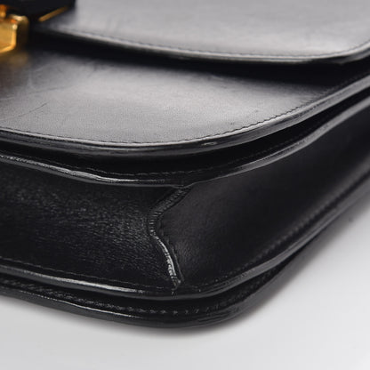 Celine Box Calfskin Medium Classic Box Flap Bag Black 28 of 30